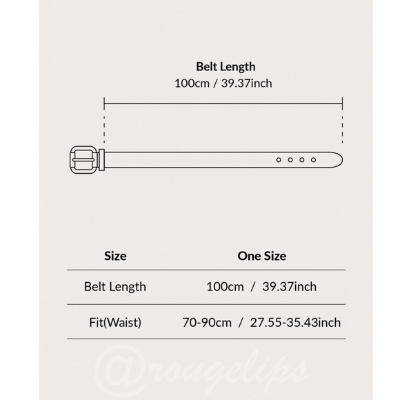 PU Black Studded Belt - Picture 10 of 10